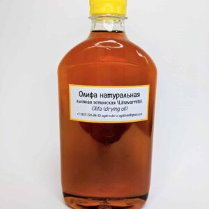 Натуральная льняная олифа Vekker Linavarnits 0,5 литра