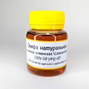Натуральная льняная олифа Vekker Linavarnits 50 мл